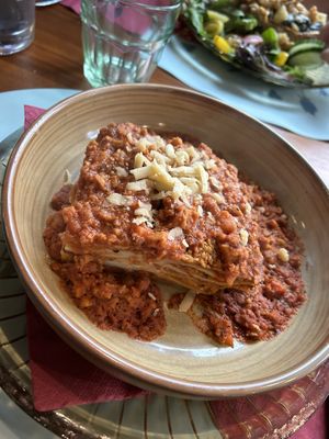 Lasagna  at Vegan Chouke in Brussels