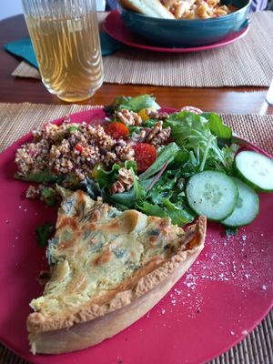 Crispy pastry, amazingly delicious filling! at Vegan Chouke in Brussels