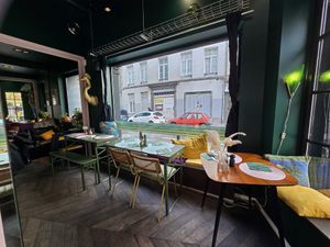 Interior at Vegan Chouke in Brussels
