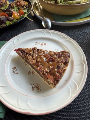 Pecan pie  at Vegan Chouke in Brussels