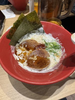 Vegan ramen  at IPPUDO Ginza East in Tokyo
