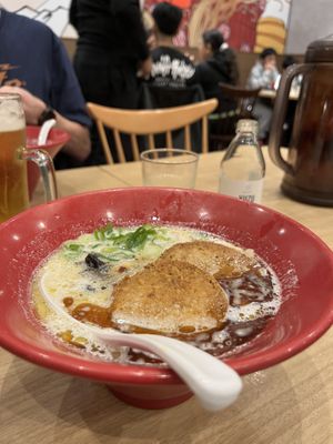 Vegan ramen with tofu   at IPPUDO Ginza East in Tokyo
