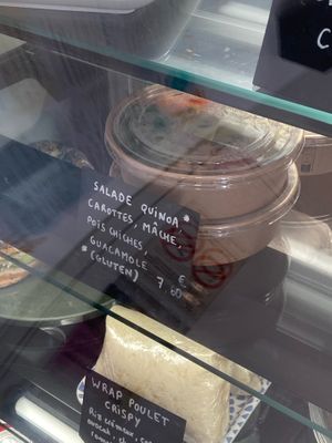 Vegan quinoa salad at Akeita Coffee in Saint-jean-de-luz