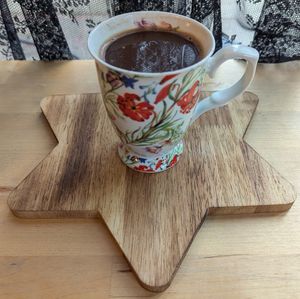 Scream (hot chocolate) at Memento Mori Cafe in Portland