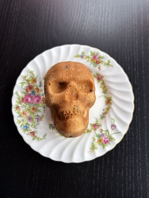 Choc chip muffin/scone  at Memento Mori Cafe in Portland