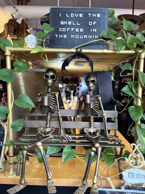 💕💀☕️  at Memento Mori Cafe in Portland