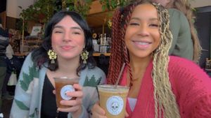 Coffee date 💕  at Memento Mori Cafe in Portland