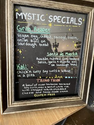 Specials   at Memento Mori Cafe in Portland