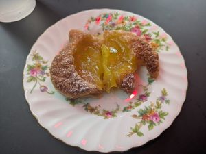 Lemon Ghost from the display case at Memento Mori Cafe in Portland