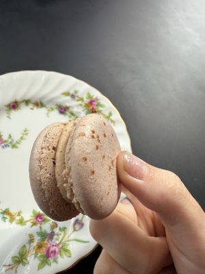 Chai Macaron  at Memento Mori Cafe in Portland