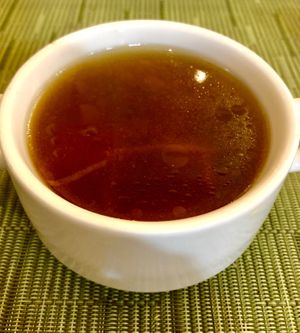 Vegetable soup  at Mistral  in Dubai