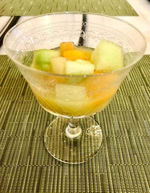 Fruit salad  at Mistral  in Dubai