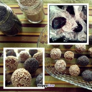 Nuts and Carrot Raw Snacks with Seeds and Coconut at A Cozinha Verde in Lisbon