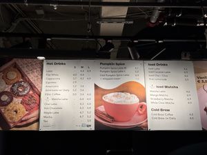Drink Menu.  at Brammibals Donuts - Europlatz in Berlin