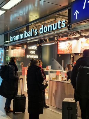 Donut eat animals at Brammibals Donuts - Europlatz in Berlin
