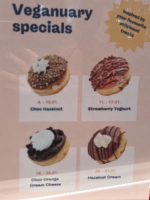 Veganuary 2024 specials #Veganuary at Brammibals Donuts - Europlatz in Berlin