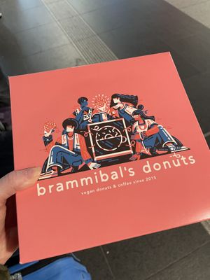 Box of four   at Brammibals Donuts - Europlatz in Berlin