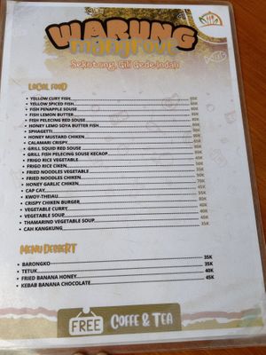   at Warung Mangrove in Gili Asahan