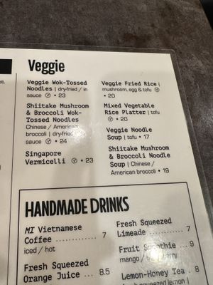 The veggie menu. Be careful, not everything in there is vegan like the fried rice and noodles! You have ask for it to be vegan!   at Mi  in Richmond