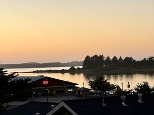 Sunset views of Humboldt Bay  at RoofTop in Eureka