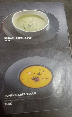 The menu at Agnista Restaurant - Tara Center in Ulaanbaatar