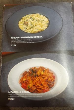 The menu at Agnista Restaurant - Tara Center in Ulaanbaatar