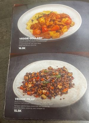 The menu at Agnista Restaurant - Tara Center in Ulaanbaatar