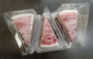 Vegan cake at Agnista Restaurant - Tara Center in Ulaanbaatar