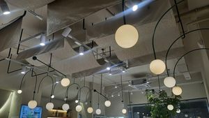 The interior at Agnista Restaurant - Tara Center in Ulaanbaatar