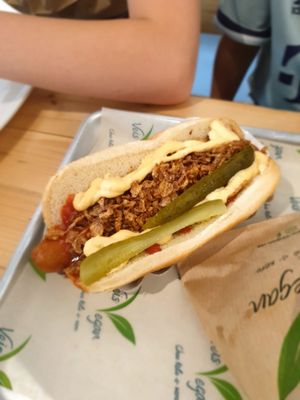 Hot Dog at Veis Vegan in Rheda-wiedenbrueck