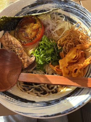 Creamy vegan ramen  at Ensō in Zgorzelec