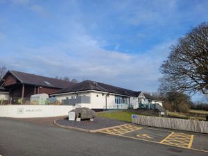 Oriel Môn Outside at Caffi Bach Y Bocs in Llangefni