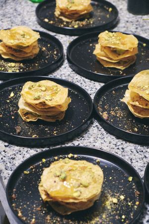 ✨ Almoncado Pastilla
A golden embrace of almond, avocado, and warm spices—our Almoncado Pastilla is a delicate dance between tradition and invention. Flaky on the outside at NBTAHOUSE in Tangier