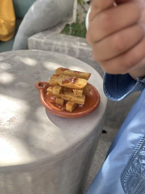Chickpea fries  at NBTAHOUSE in Tangier