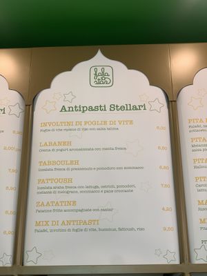 Menu 2  at Falastar  in Milan