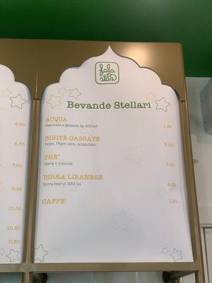 Menu 4  at Falastar  in Milan