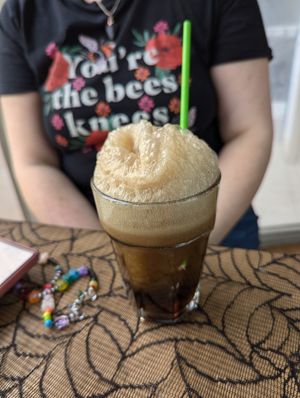 Coke float at Colin's in Chepstow