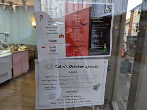 Menus and Oct specials at Colin's in Chepstow