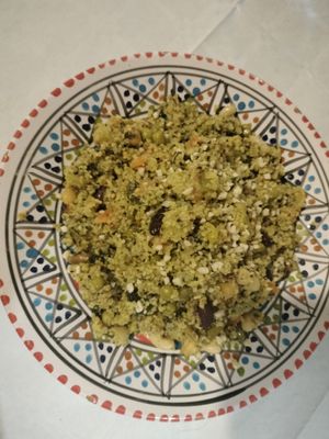 Cous cous con verdure e legumi at Ristorante Arabo Carthage in Trapani