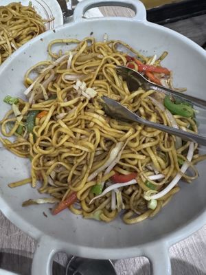 Chow mein  at Street Momo  in Oshawa