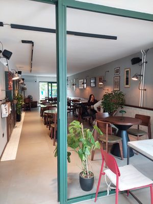 Inside at Tat's in Pristina