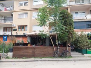 From the outside at Tat's in Pristina