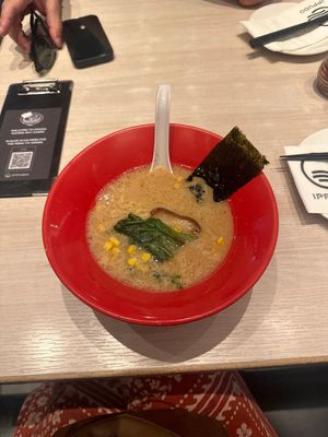Miso ramen (no nuturo )  at Ramen Ippudo - MBS in Central Singapore