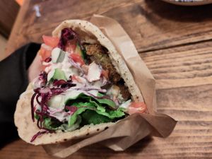 Papa's falafel at Olea in Muenster