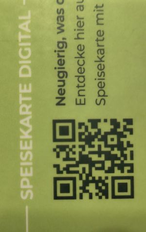 Digital Menu at Olea in Muenster