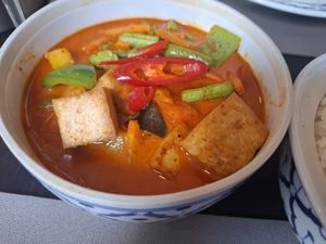 Lots of tofu and fresh vegetebles at ThaiMood  in Goes