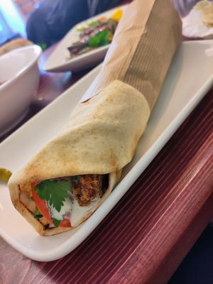 Falafel wrap 😋 at Falafel Box in Yerevan