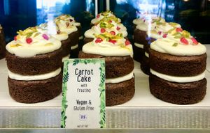 Carrot cake at The Lime Tree Cafe - Al Quoz    in Dubai