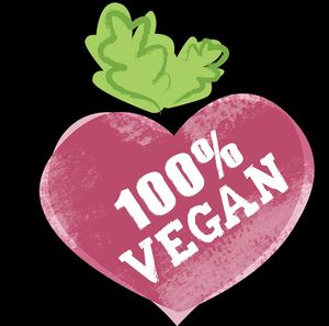 100% vegan!!! at Vegan Shawarma in Jerusalem