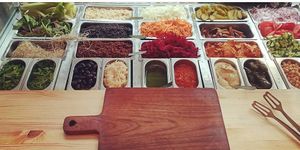 Wonderful
Plentiful
Many veggies and dressing
And the shawarma is excellent at Vegan Shawarma in Jerusalem